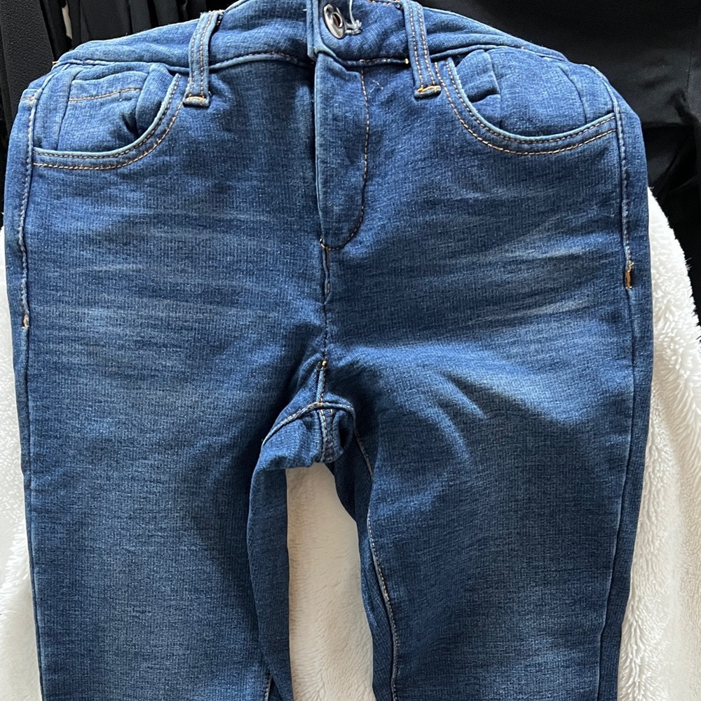Knit High Rise Skinny Jeans